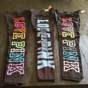 PINK Victoria's Secret Leggings Bundle - Black